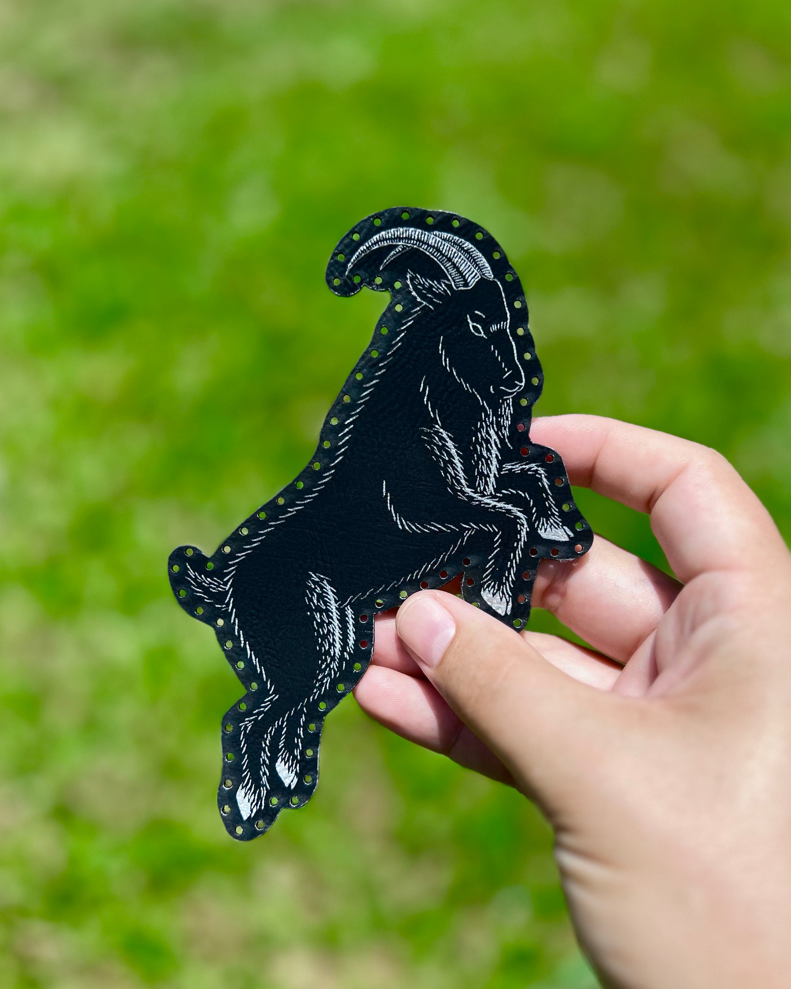 The Black Goat leatherette patch – Leviathan Artworks