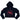 Baphomet cropped hoodie
