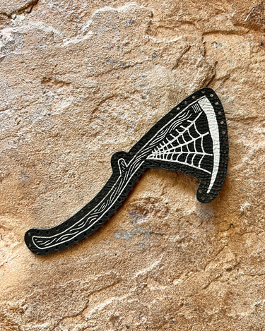 Scythe leatherette patch
