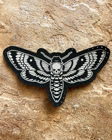 Death Moth leatherette patch