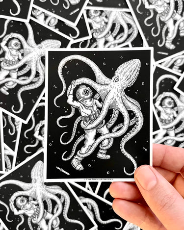 The Diver sticker