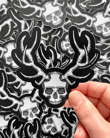 Skull sticker