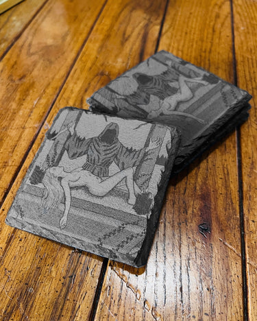 Sacrificium slate coaster (SAVE $5 on ANY 4)