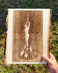 The Ashes Make Her Beautiful wood engraving