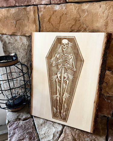 Awakening wood engraving
