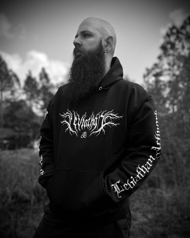 Antlered Skull pullover hoodie