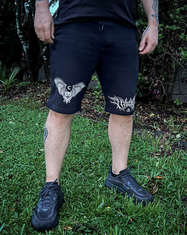 Vampire Bat jogger shorts