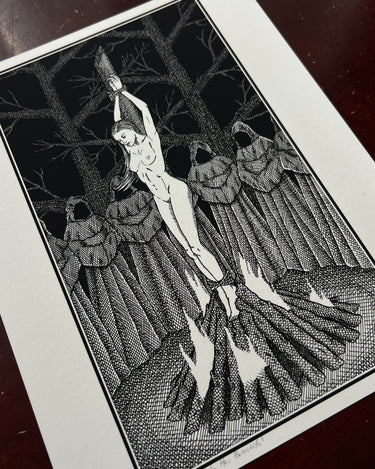 The Ashes Make Her Beautiful art print