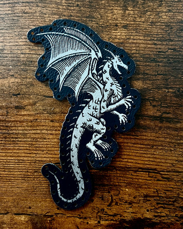 Dragon leatherette patch