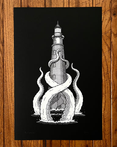 The Lighthouse screen print