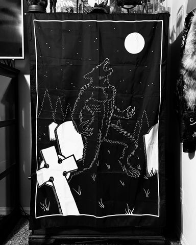 LIMITED EDITION Under Lycanthropic Moon tapestry