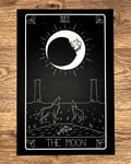 The Moon screen print